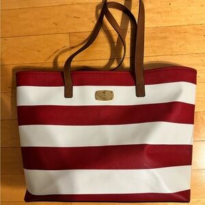 Michael Kors Jet Set Travel Stripe Medium Tote Bag